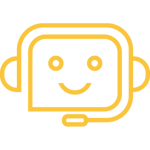 Predictive ai chatbots icon