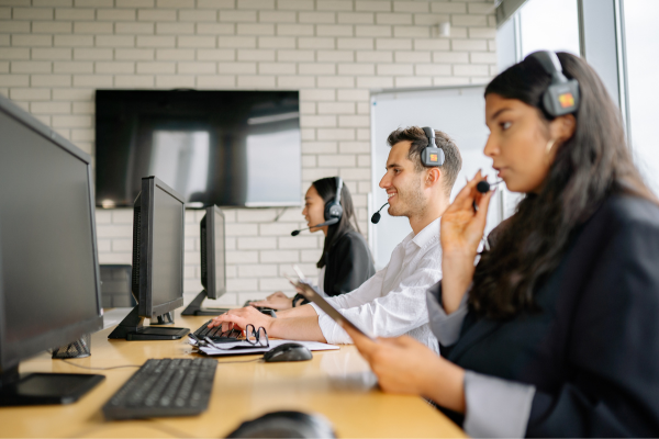 Call center agents using Amazon Connect